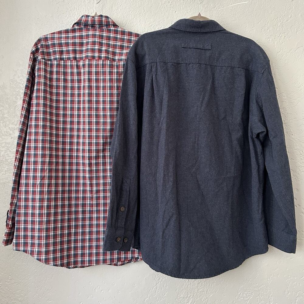 Duluth Free Swinging Flannel Cotton Shirt + Plaid Button Down Mens Medium - Picture 2 of 8